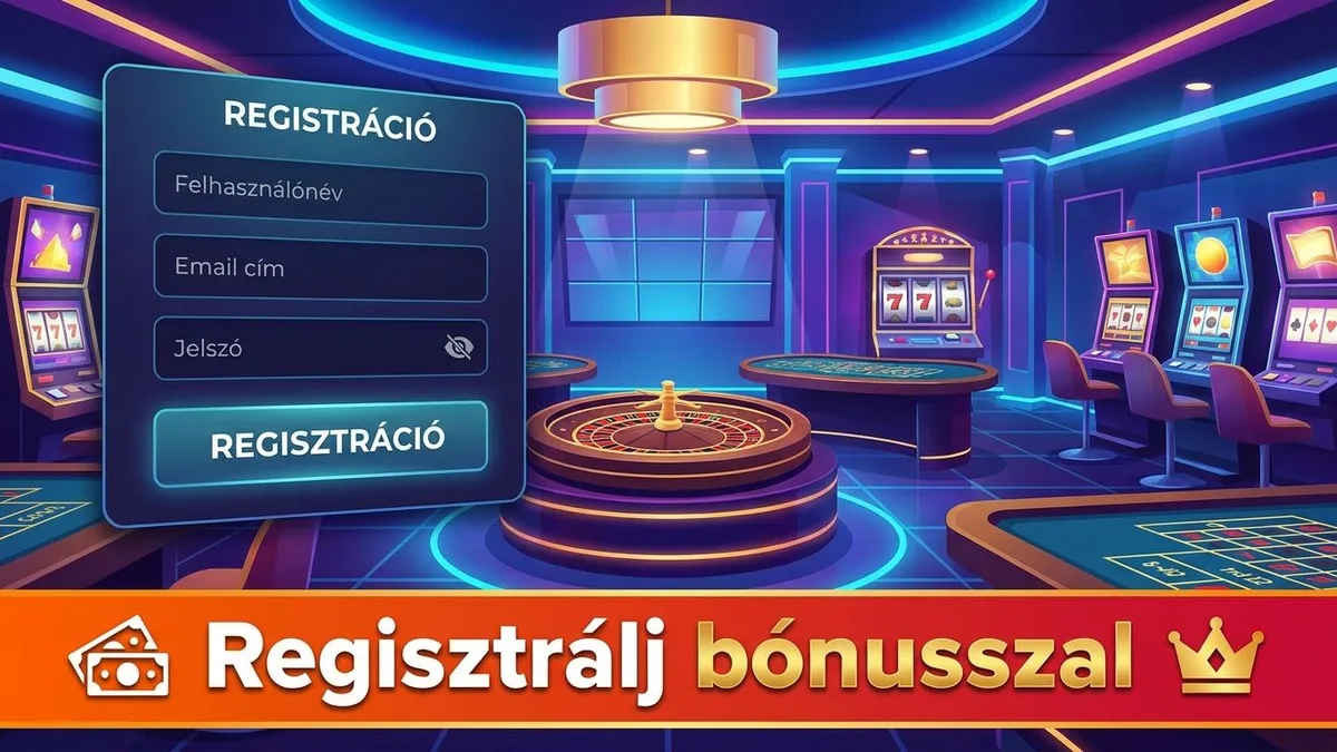 Regisztráció bónusszal